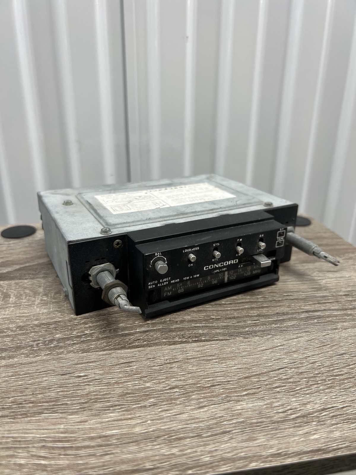 Concord HPL-101 Concord Original Car Radio Cassette Player