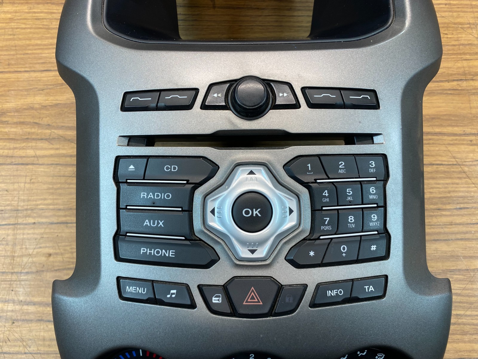 Ford Ranger PX1 XL Interior Dash Center ICC Surround + A/C Controls