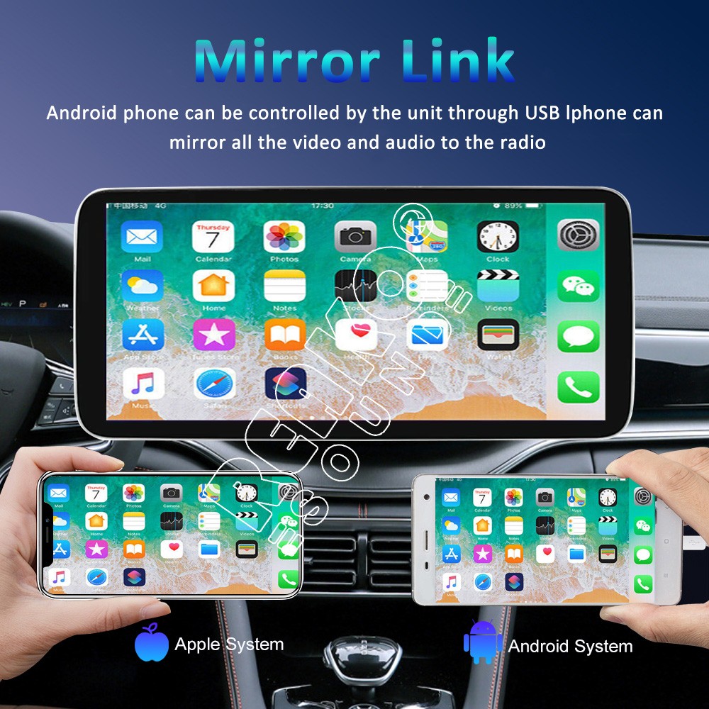 Double 2 DIN 9″ Android 11 Touch Screen Car Stereo Radio GPS Navi Bluetooth WIFI