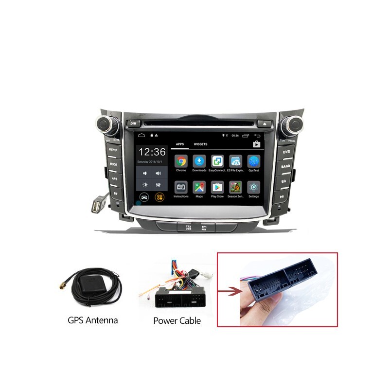 Android carplay car Radio For Hyundai I30 Elantra GT 2012- 2016 Car player 2+32G