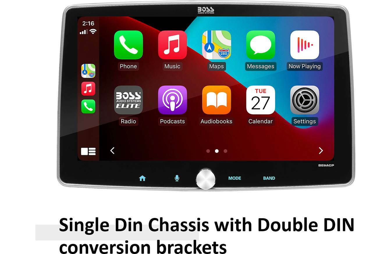 Boss BE9ACP Apple CarPlay Bluetooth Mech-less 9″ Multimedia Car Stereo Player