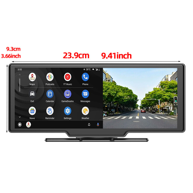 Camera Mirror Link Bluetooth Touch Screen Carplay Android Auto FM 10 Inch AUX