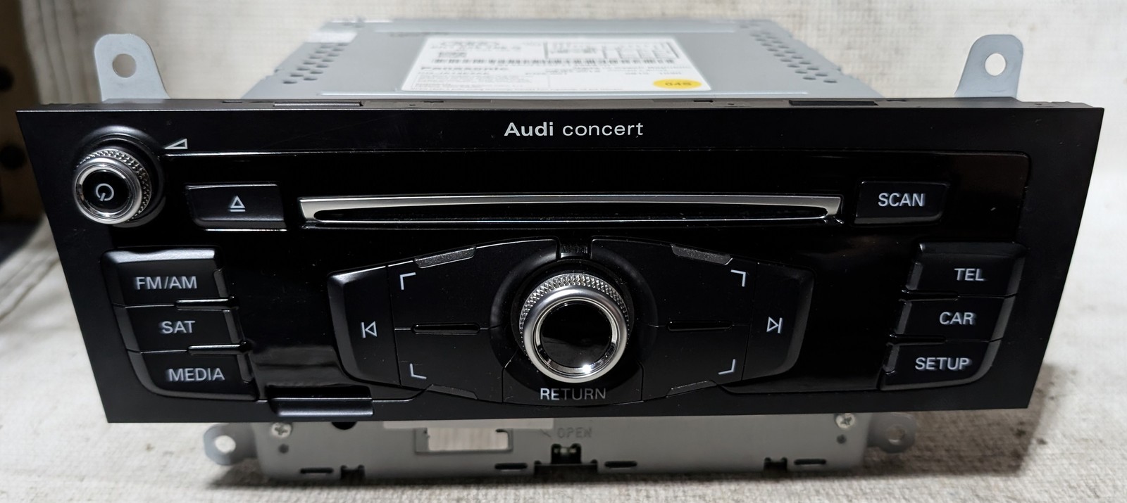 Audi A4 2010 2011 2012 Factory Concert CD Player Radio SAT Ready 8R1035186Q