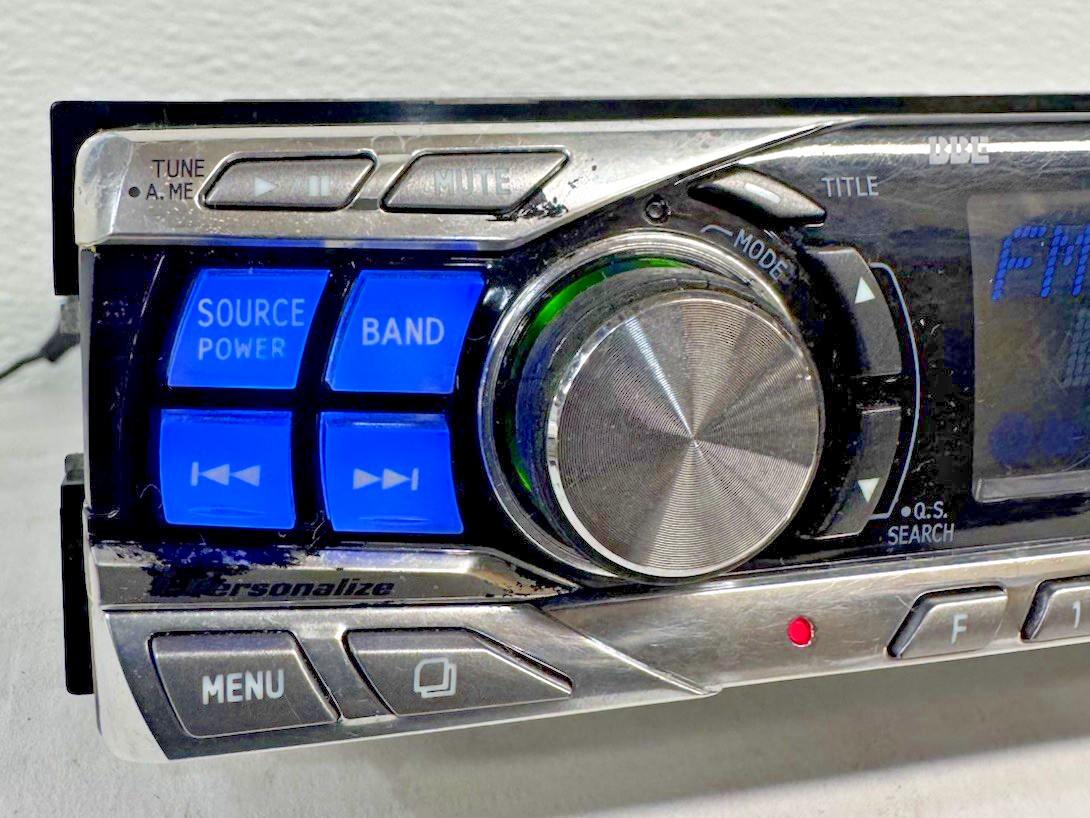 Alpine CDA-9851 CD player radio stereo single din MP3 WMA SAT Ready Rare EQ
