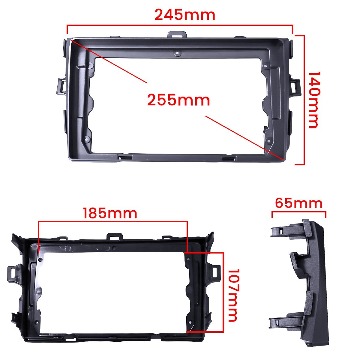 For 2009-2013 Toyota Corolla Radio Carplay w/Cam Backup Cam Android 13 FM RDS