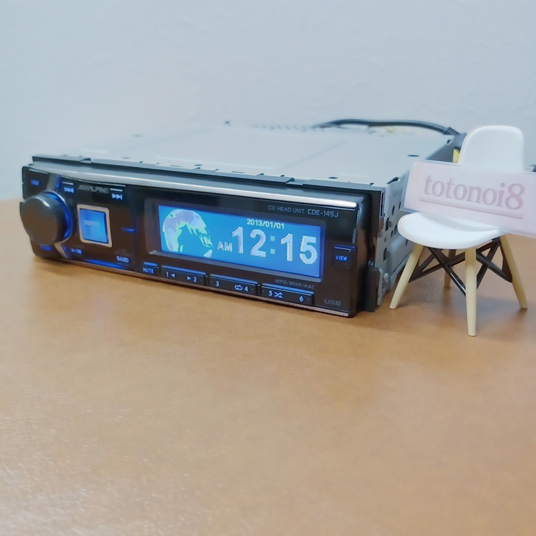 Alpine CDE-145J CD Player Car Audio – Operation Confirmed
