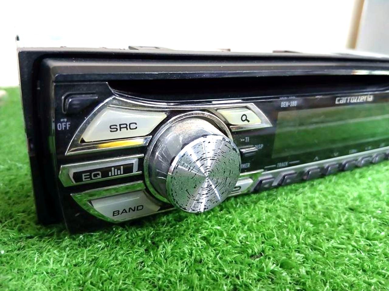 carrozzeria DEH-380 Car Stereo Receiver For Parts Not Working AUX CD