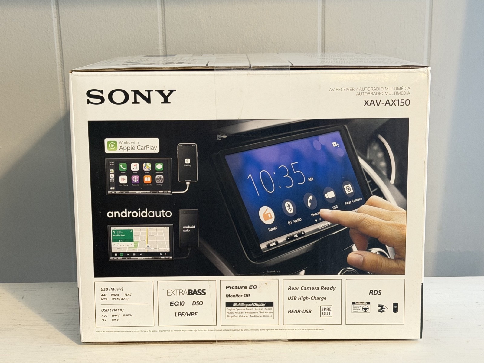 Sony XAV-AX150 6.95″ Apple CarPlay Android Auto Bluetooth NEW SEALED FAST SHIP⚡️