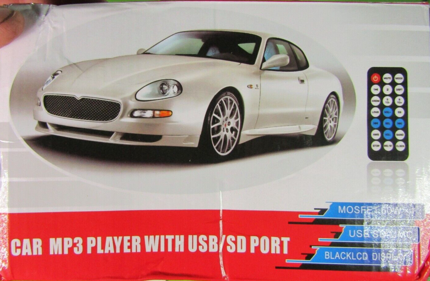 Car Stereo USB MP3 player With Port 60w x 4 Car Multimedia w/ Wireless Remote