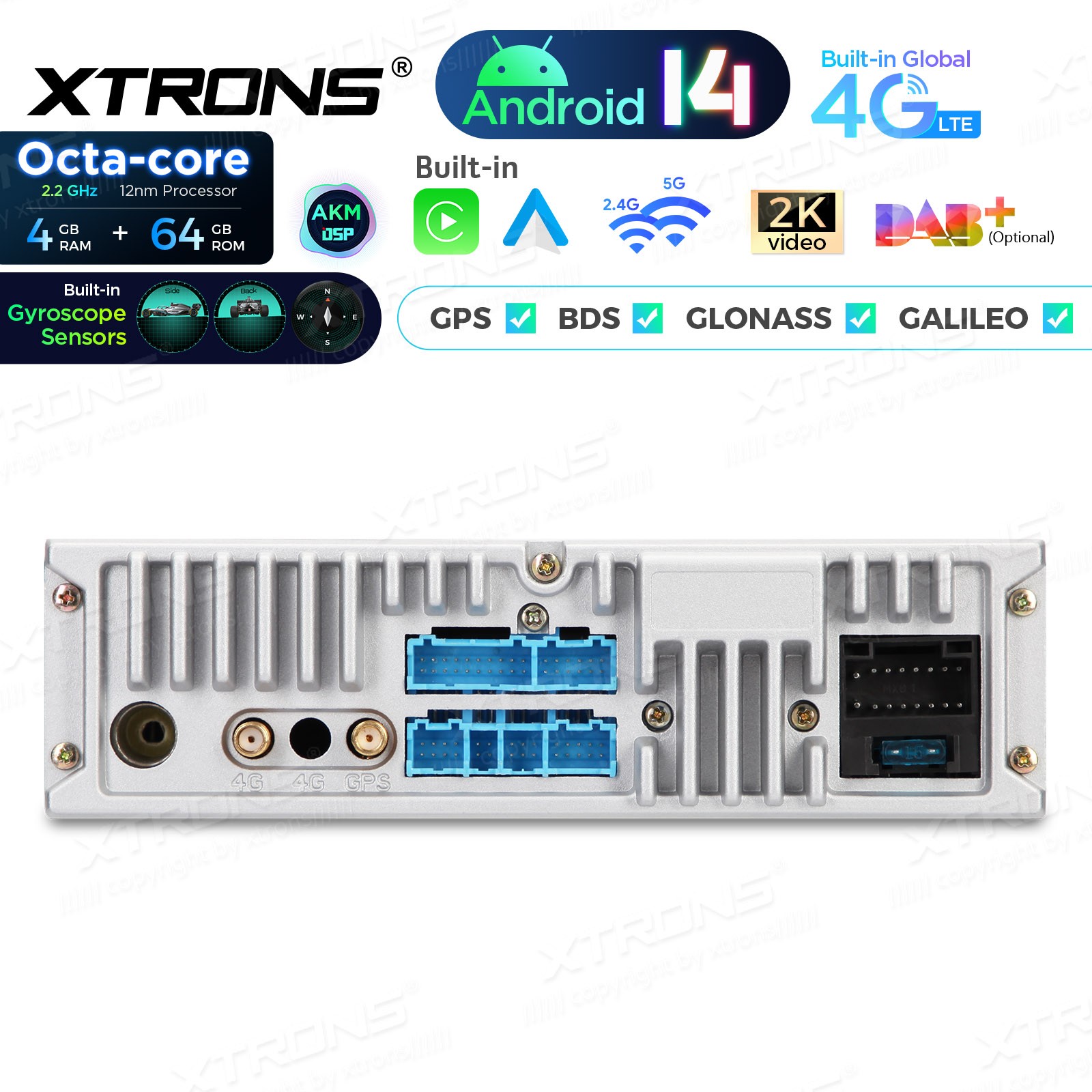 Android 13 8Core 5″ Car GPS Radio Stereo 4G LTE For Jeep Wrangler Dodge Chrysler