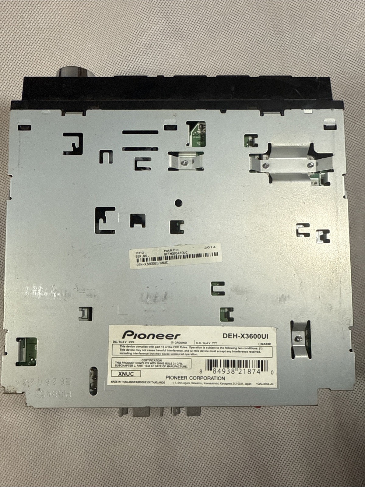 Pioneer DEH-X3600UI CD Player Android iPhone Pandora AM FM C2