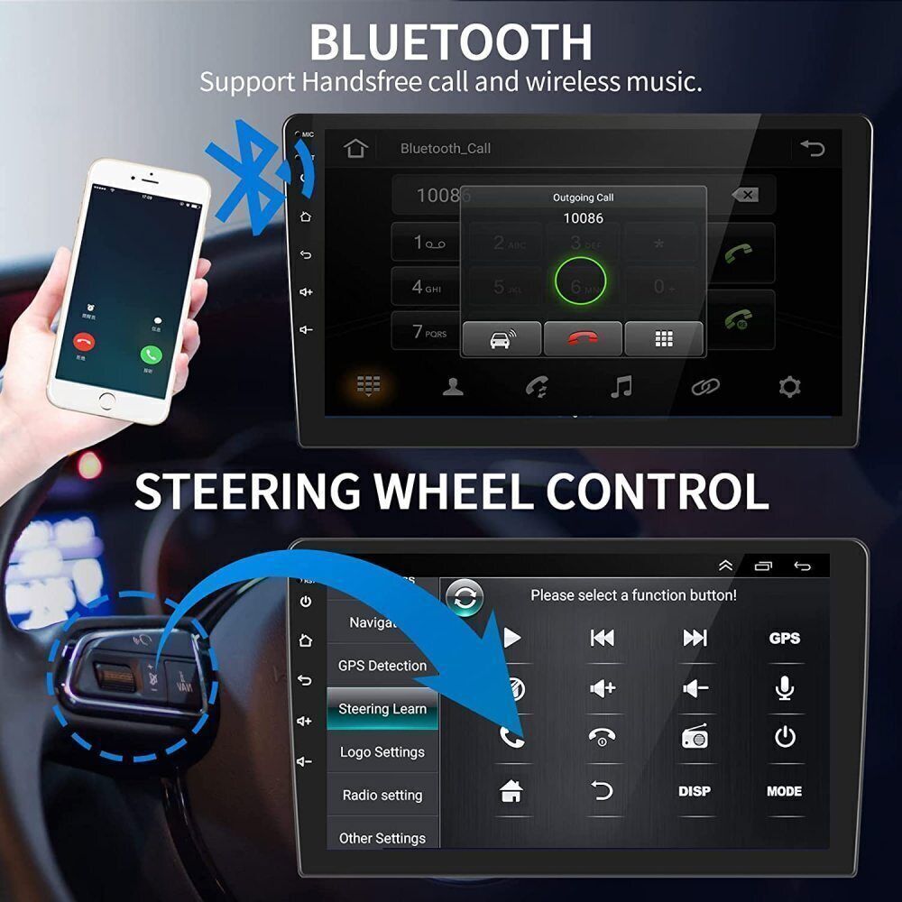 9″ Touch Screen Carplay Car Radio GPS AHD Backup Camera For 2011-2015 Kia Optima