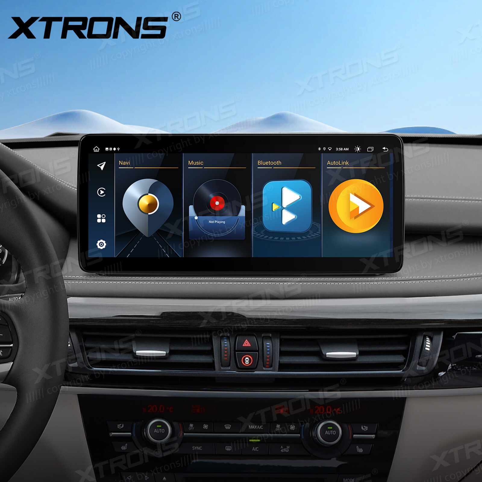 4G LTE Android 13 8-Core Car Play Stereo GPS Navi 64GB For BMW X5 F15 X6 F16 NBT