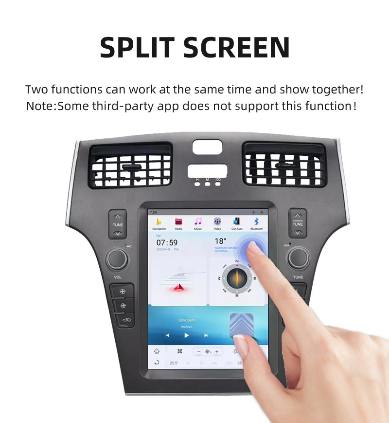10.4″ For Lexus ES300 ES330 2005-2009 Android Car Stereo Radio Carplay Head Unit