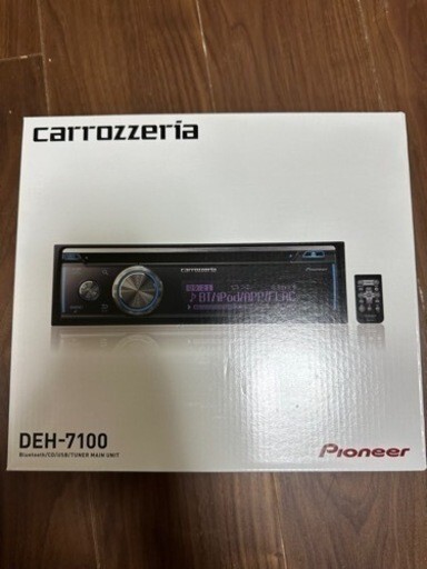 Pioneer Carrozzeria DEH-7100 1DIN CD USB Bluetooth Car Audio 200 Watts new Japan