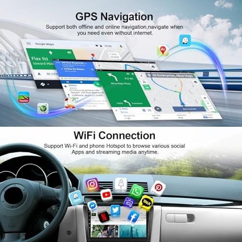 4G+64G 8-Core Qualcomm Snapdragon Car Stereo Radio for Mazda 3 2004-2009,