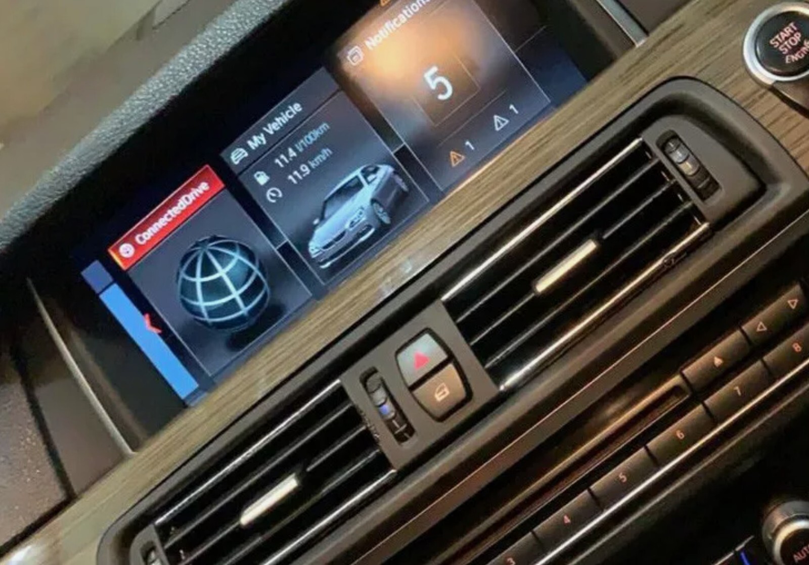 BMW 5er F10 EVO ID6 HDD GPS navigation upgrade set with carplay +touch ecu, UK