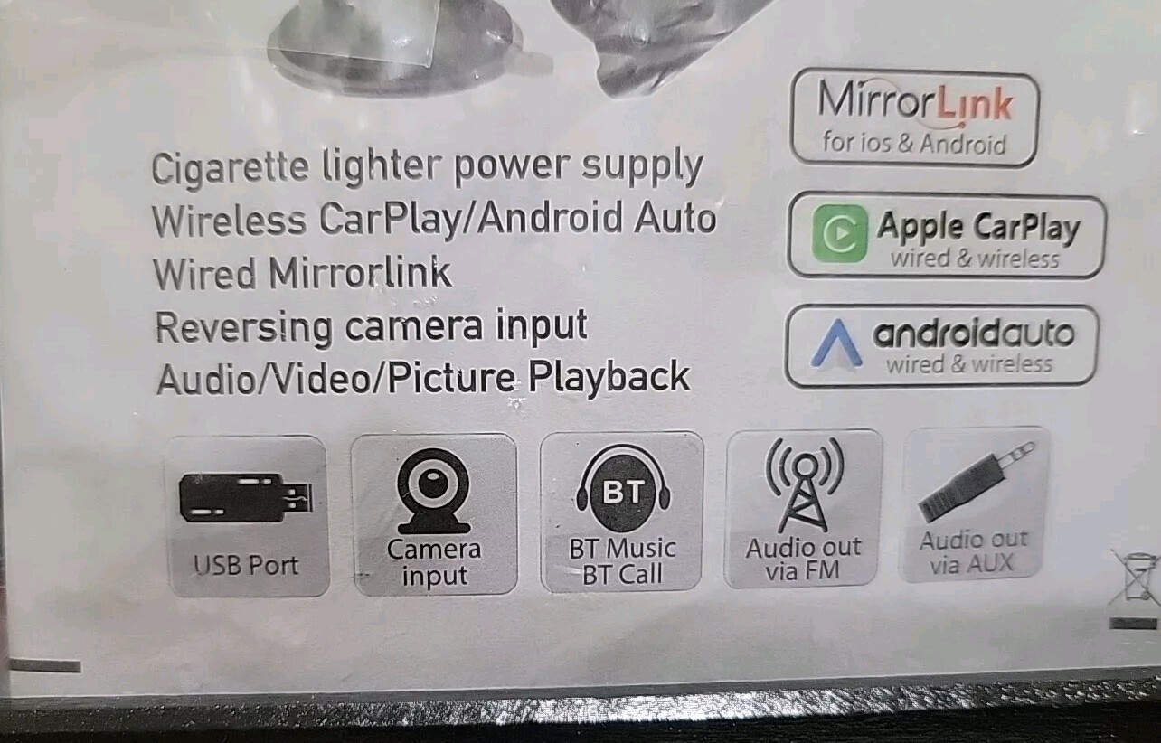 Double 2 DIN Car MP5 Player 7″ Car Stereo Radio HD Touch Screen FM USB Bluetooth