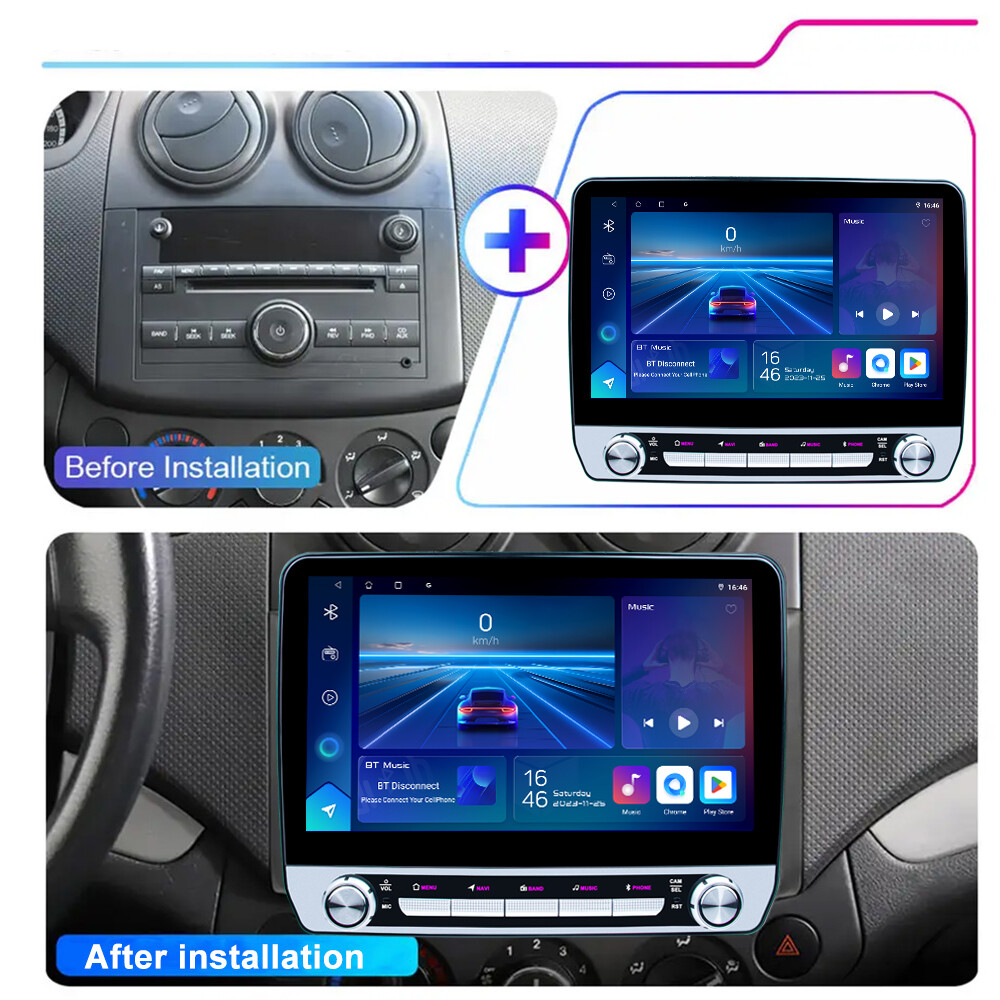 2+64G 10.1″ Double 2 Din Android 13.0 Car Carplay GPS Navi Radio Stereo WIFI BT