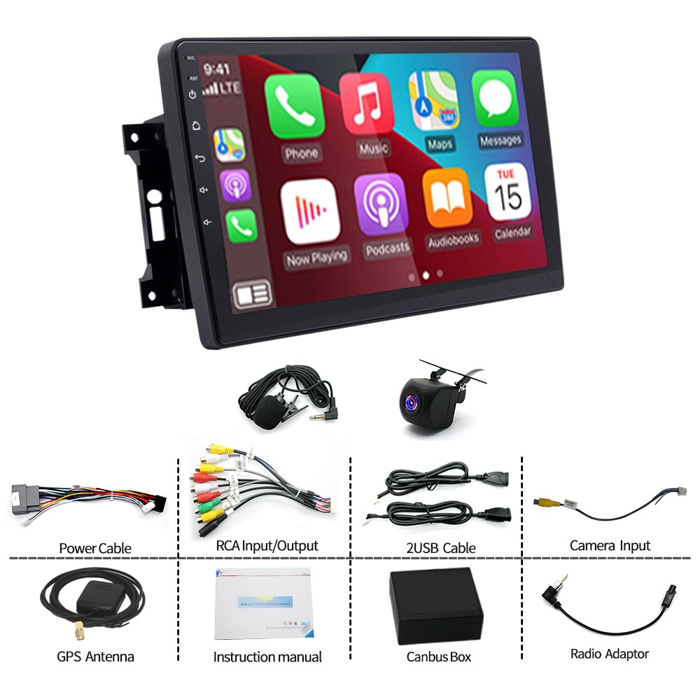 For Jeep Wrangler Chrysler Dodge Ram Android 13 Carplay Car Stereo Radio GPS Nav