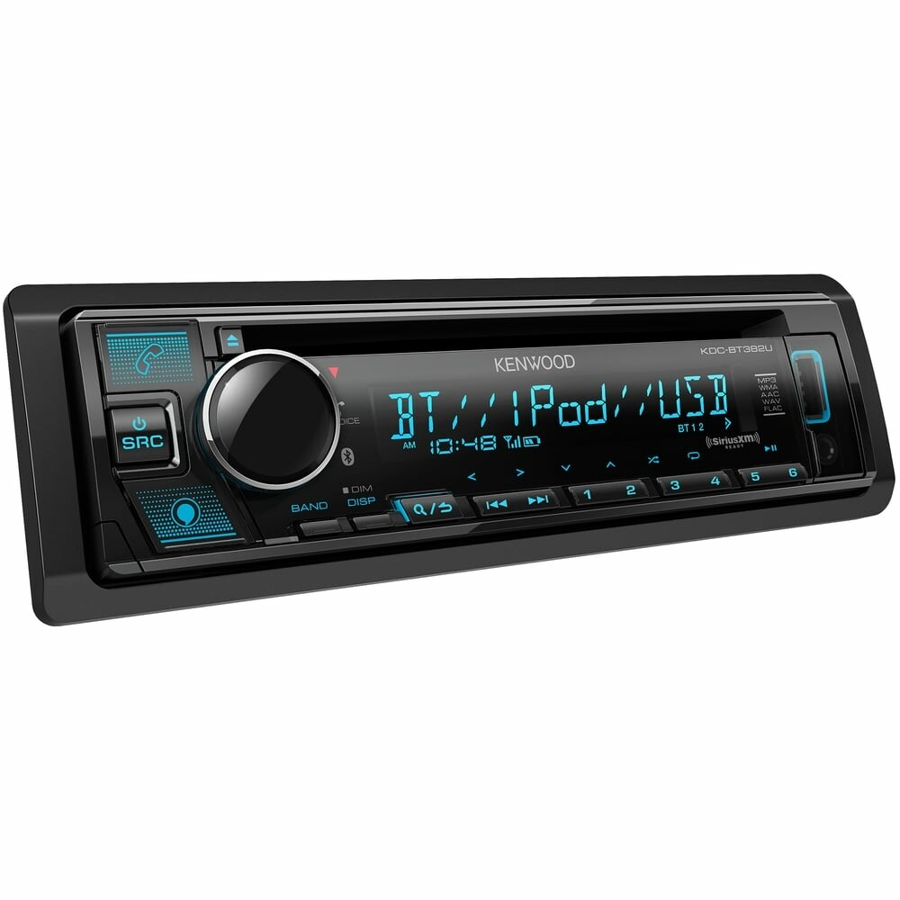Kenwood KDC-BT382U CD Multimedia Receiver with SiriusXM Tuner