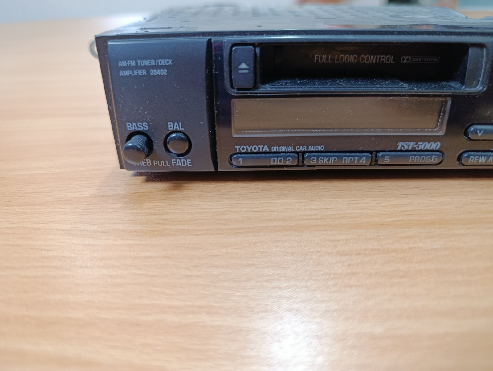 Toyota Corolla AE100, AE101 OEM Cassette Player TST-5000 with Equalizer Support