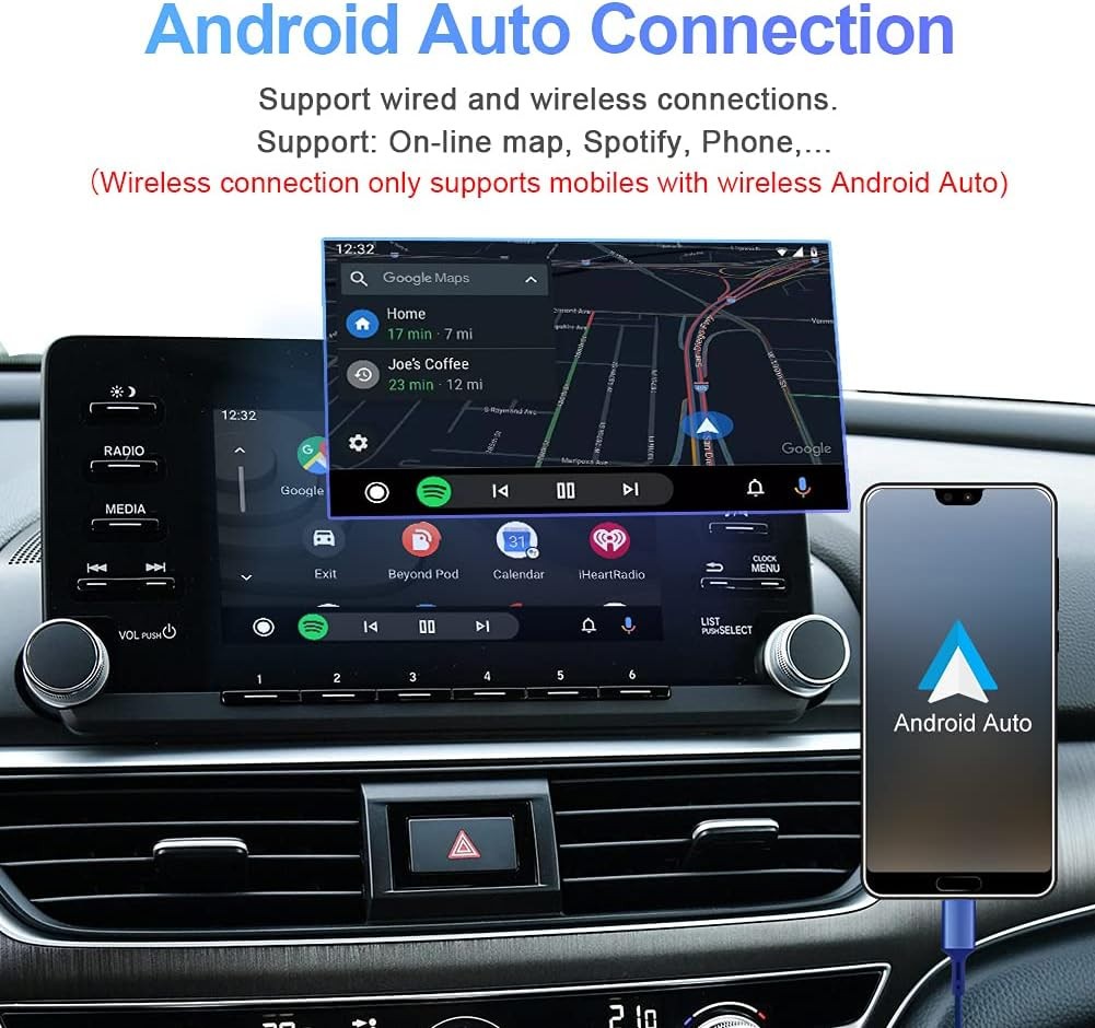 ✅ Wireless CarPlay Receiver SmartBox for 7-inch Non-Touchscreen Honda Accord ✅