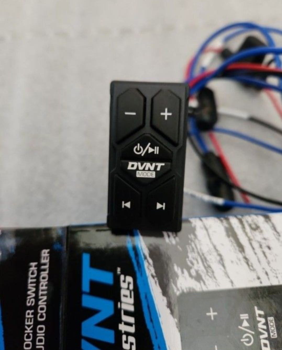 DVNT UTV-BTRS Universal Bluetooth 4.2 Rocker Switch With Stereo Audio Output And