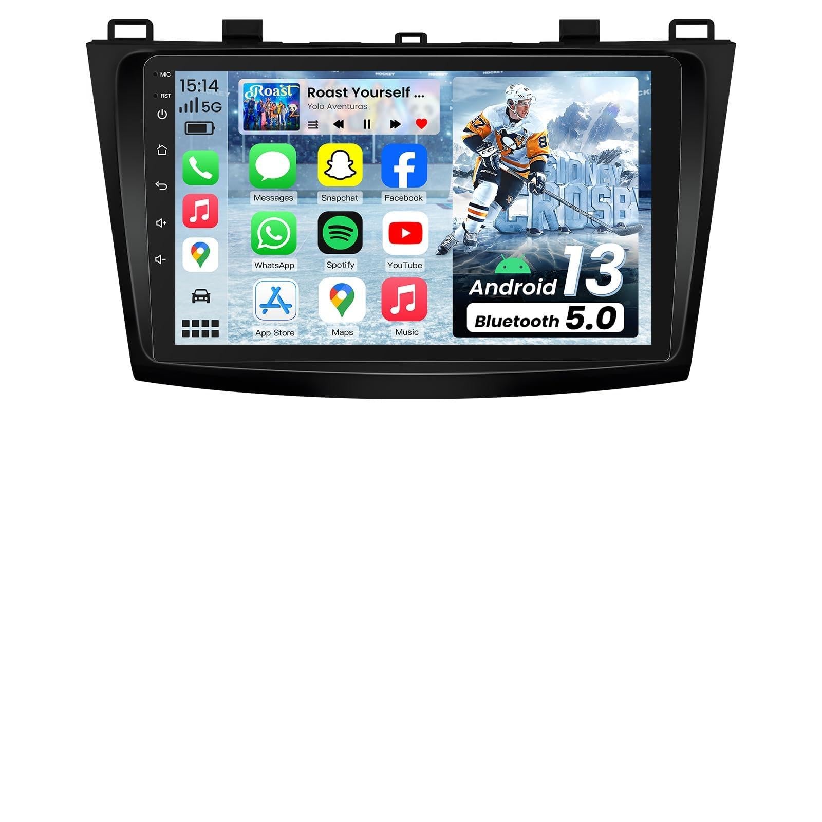 Mazda 3 2010-2013 Car Stereo, 9 Inch Android Head Unit with Wireless CarPlay