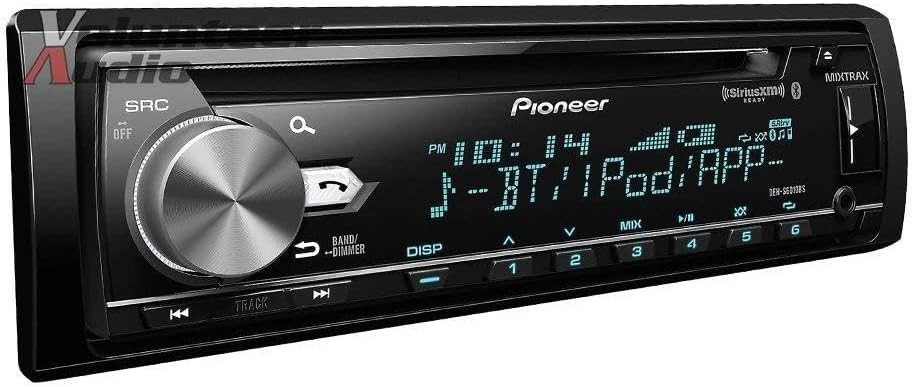 Pioneer DEH-S6010BS CD Receiver with Built in Bluetooth, USB, Aux Input, SiriusX