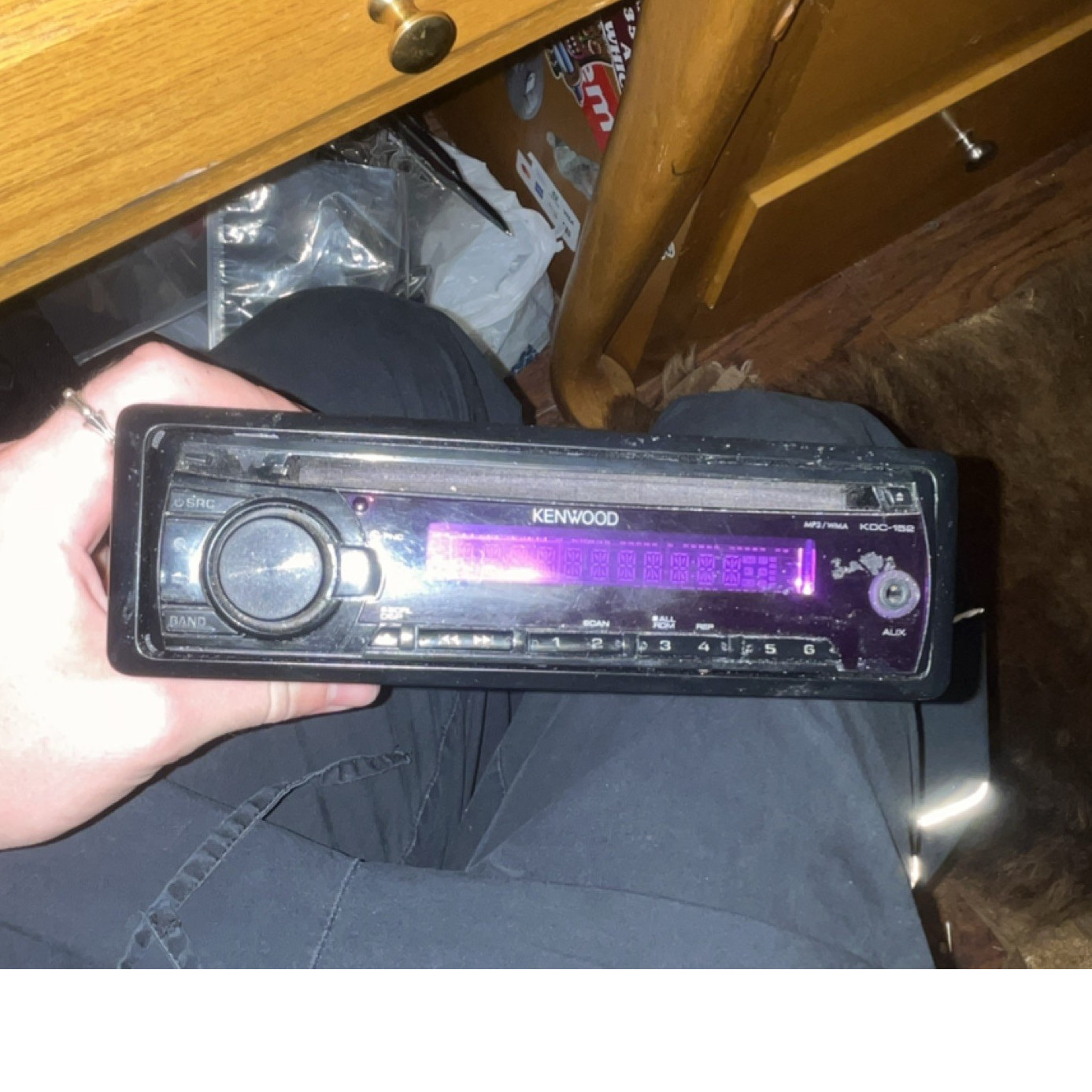 Kenwood KDC-152 1 DIN Car Radio with Auxiliary Input Stereo Head Unit