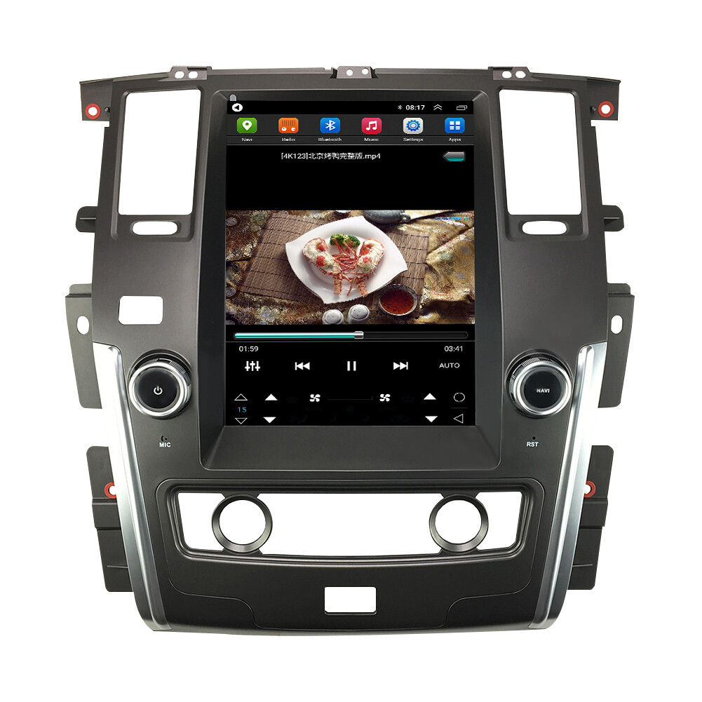 Android 13 Tesla Screen Car Radio For Nissan Patrol 2016-2019 Multimedia Player