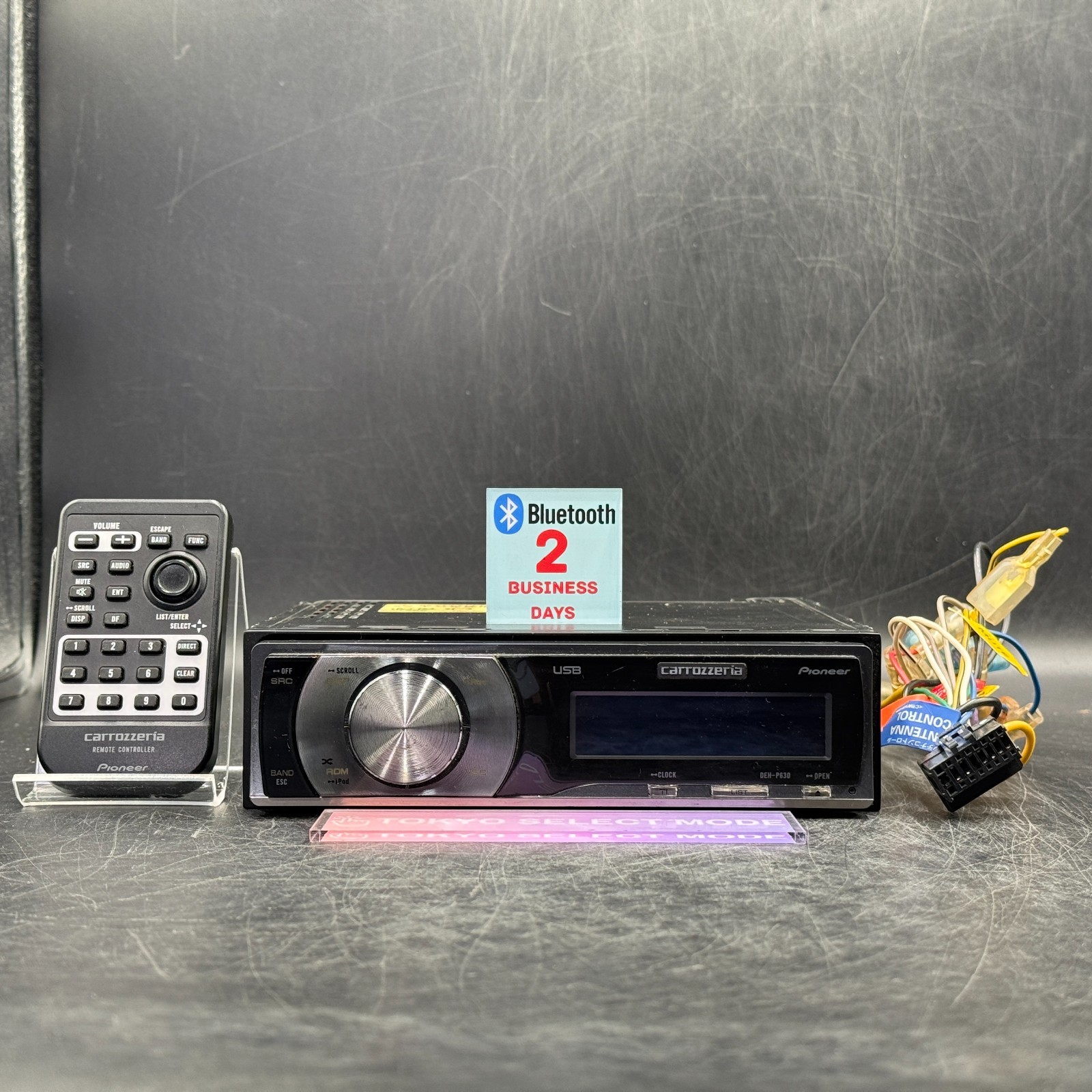 Pioneer Carrozzeria DEH-P630 1DIN Car Audio CD USB Player Added Bluetooth Stock