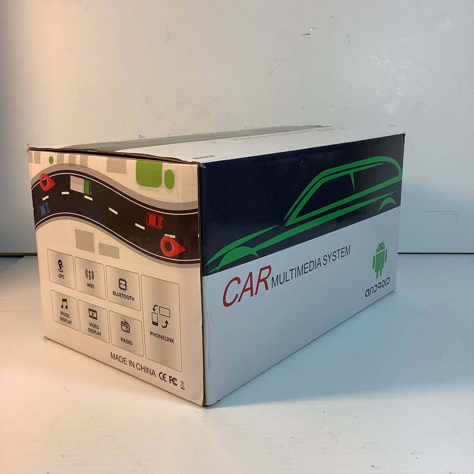 CEFC 9-Inch Single DIN Car Media Player – Android Touchscreen, Wireless CarPlay