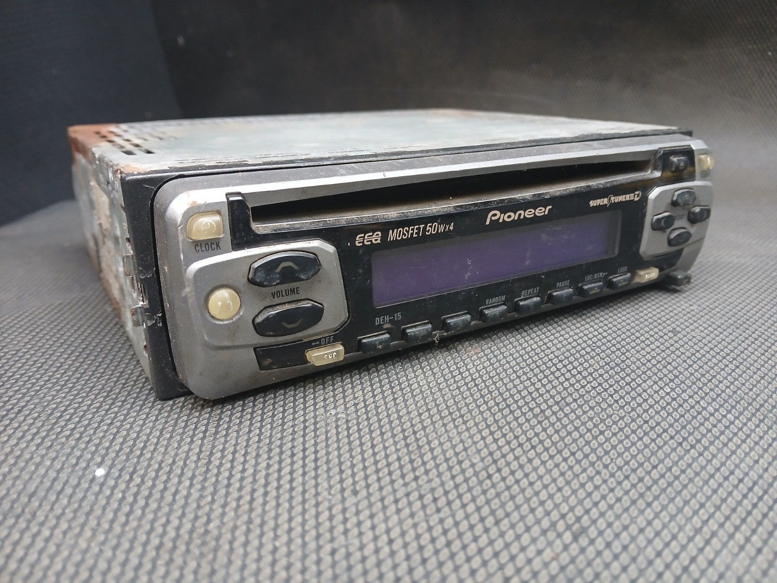 UNTESTED Pioneer DEH-15 Mosfet Super Tuner CD Car Stereo FM/AM Tuner AS IS PARTS