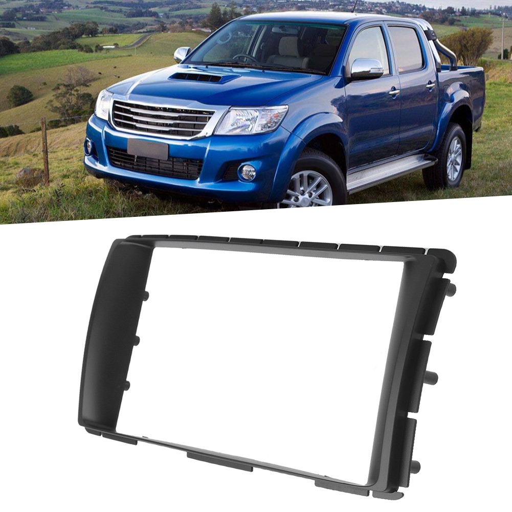 2Din 7in Navigation Fascias Frame DVD Radio Player Panel Trim Fits For