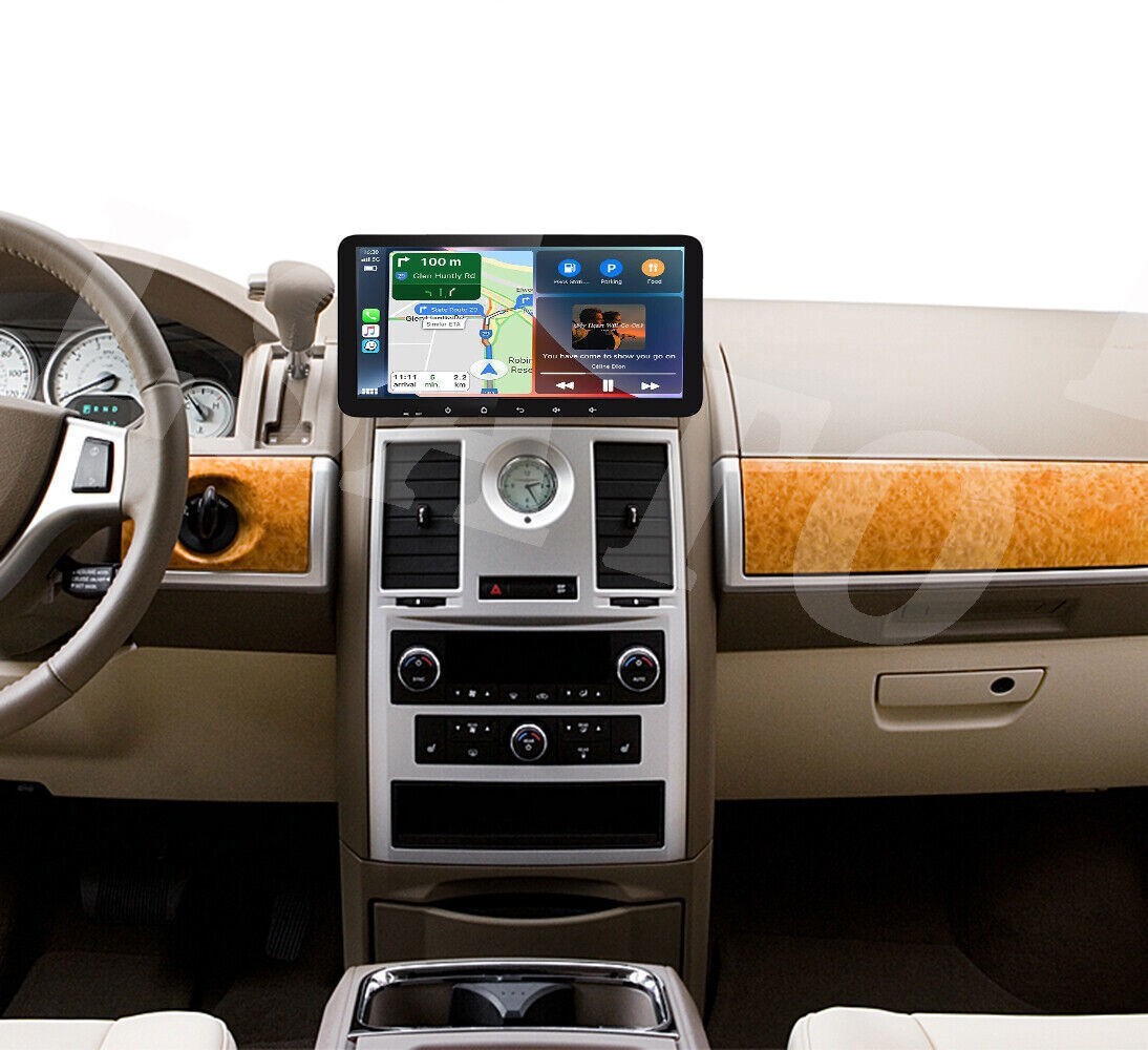 For 2007-2010 Chrysler Town & Country Radio Android 14 Stereo Carplay Navi WIFI