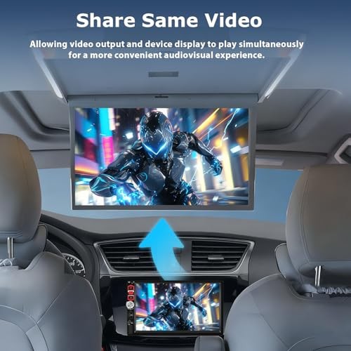 7-Inch Double Din Touch Screen Car Stereo with Bluetooth, FM Radio, Mirror Link