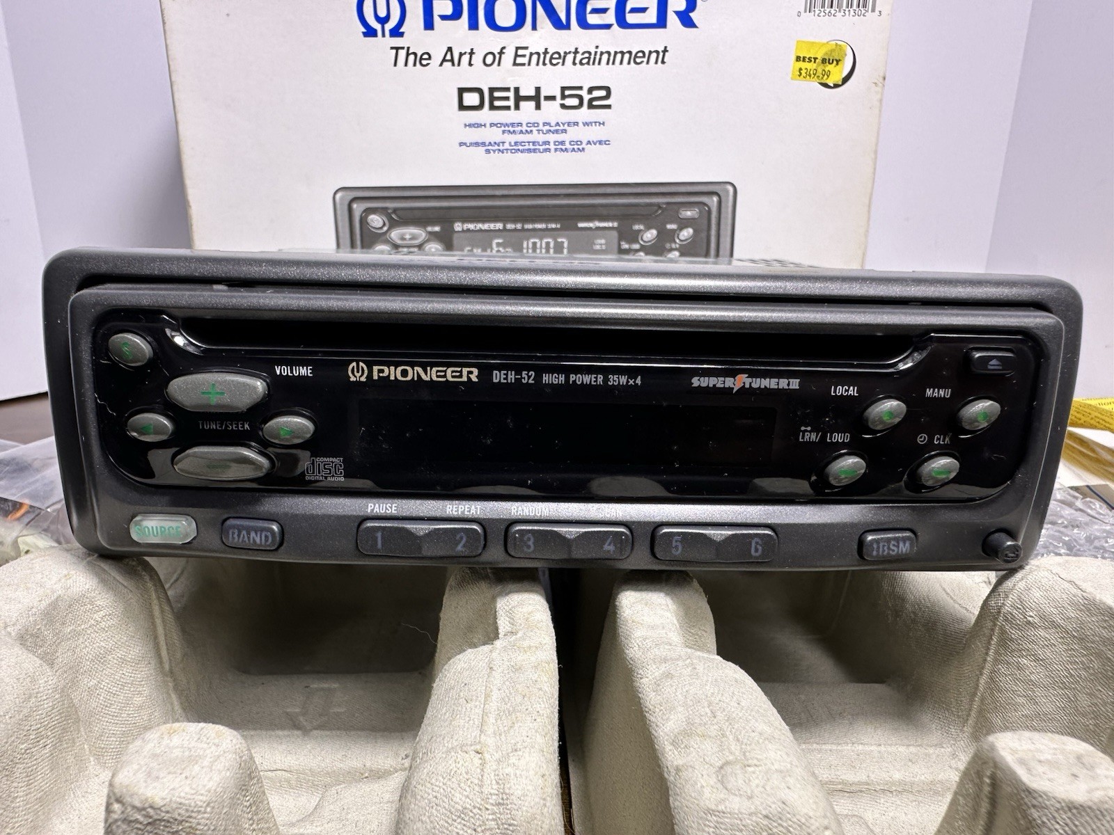 Pioneer DEH-52 AM/FM CD Receiver 1996 CDX-FM128 Remotes Complete Kit