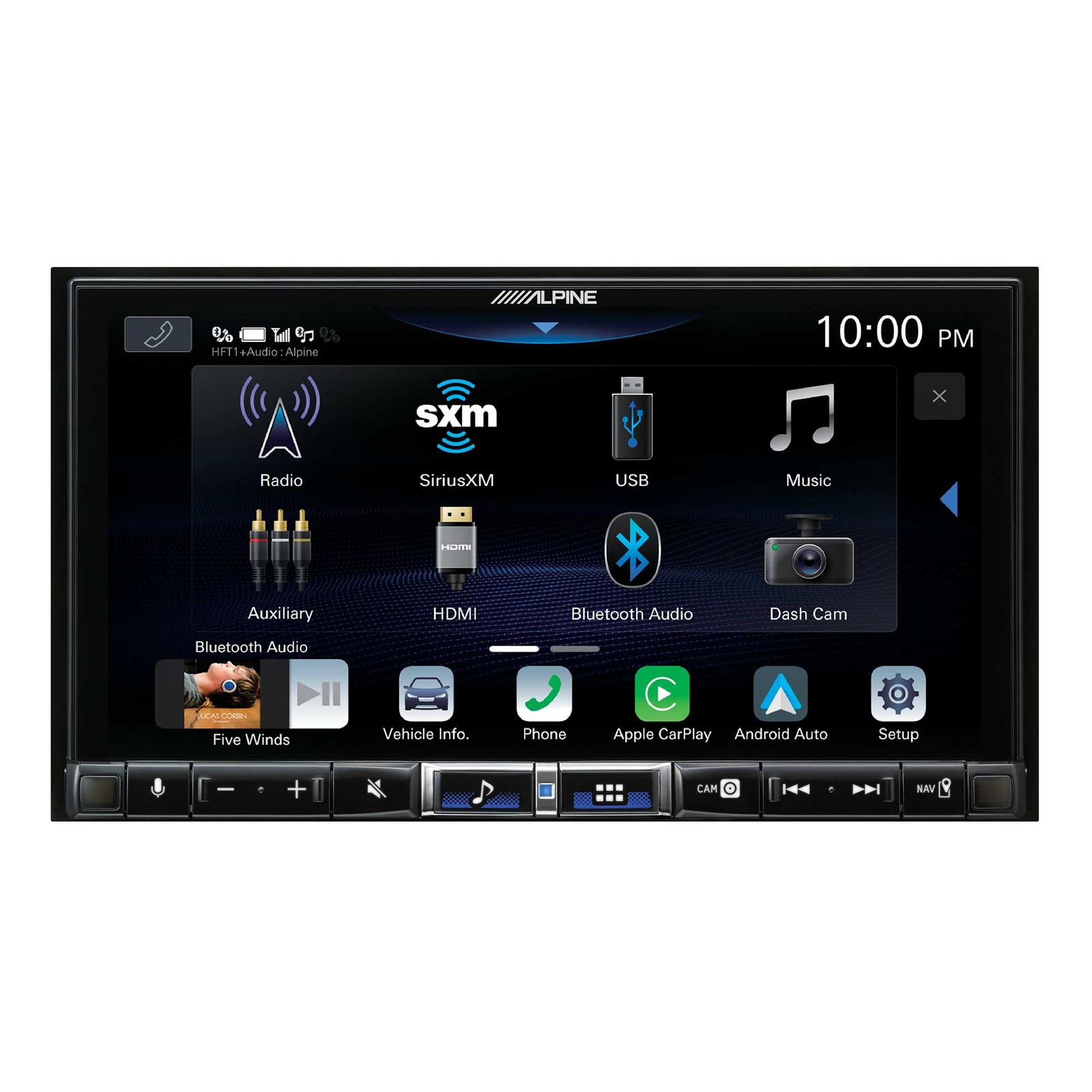 Alpine iLX-507 7″ Multimedia Receiver + 2 Pairs Alpine S2-S69 6×9 Speakers