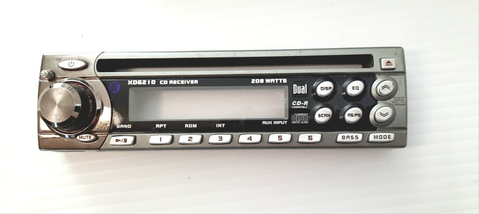 Duel Electronic Corp Model XD6210 In Dash Cd Player For Parts Or Repair