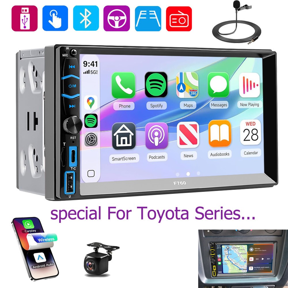 For 1992-2001 Toyota Camry Apple Carplay Car Stereo Radio Android Auto GPS Nav