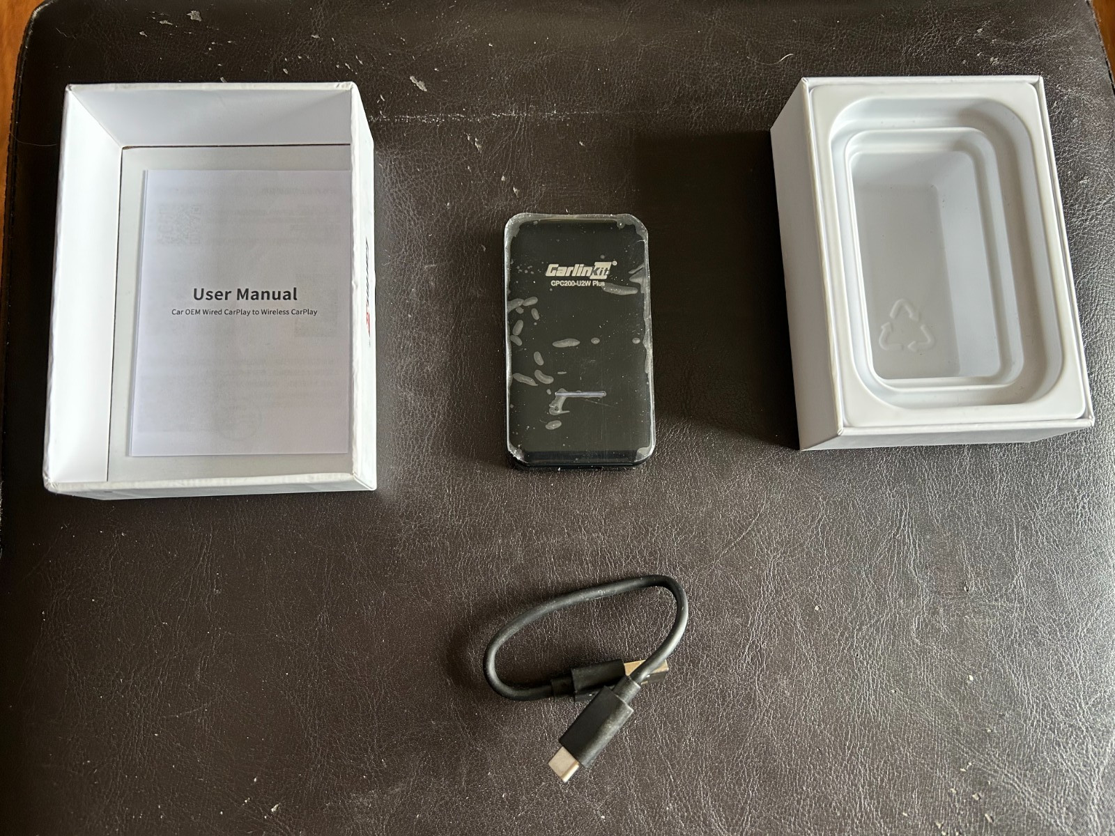NEW IN BOX CarlinKit 3.0 Wireless Adapter CPC200-U2W PLUS For APPLE CarPlay