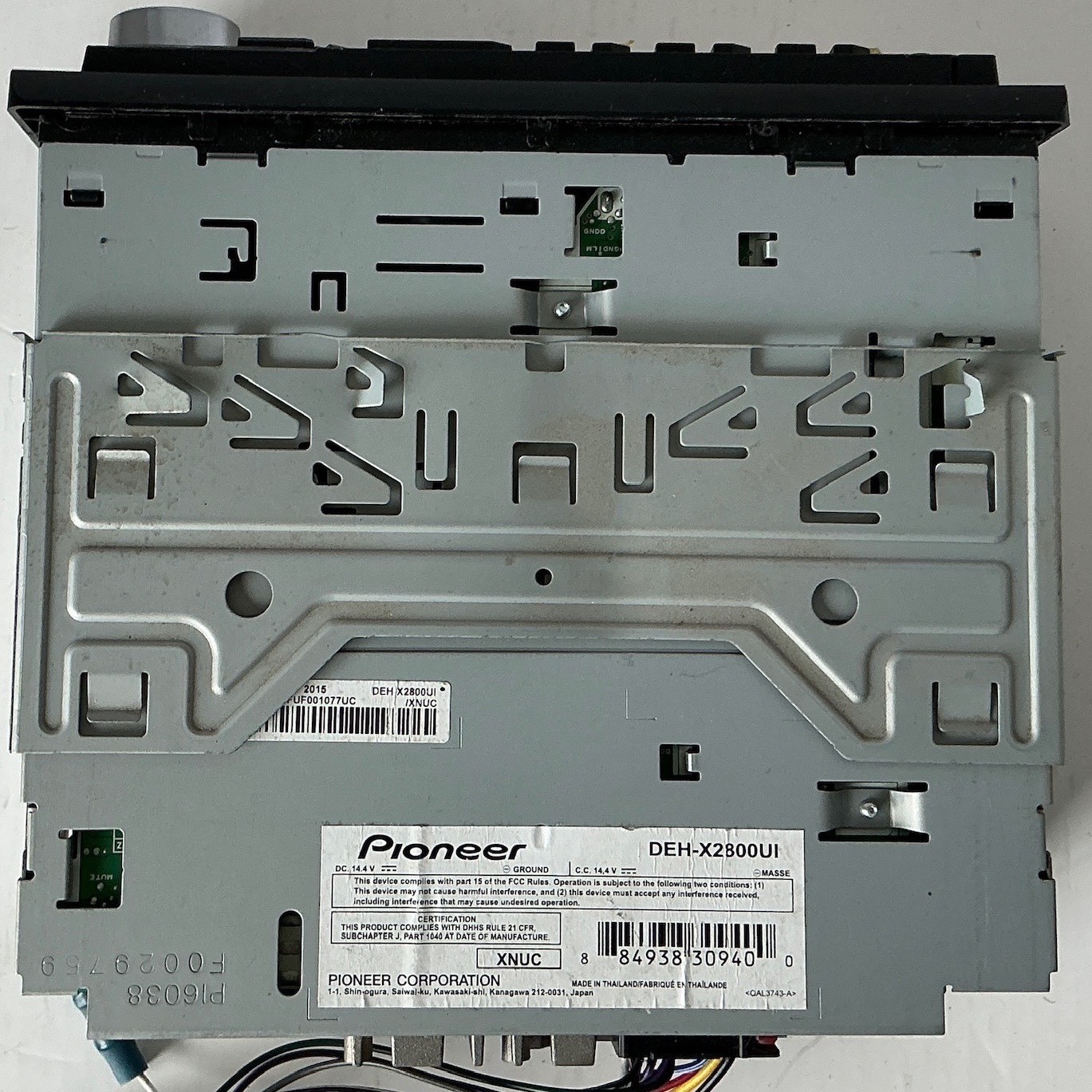 Pioneer DEH-X2800UI Car Stereo CD Player iPod iPhone USB MIXTRAX Single DIN Head