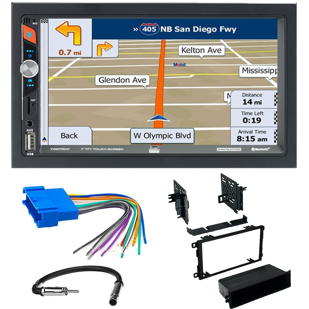 DUAL 7″ Navigation AM/FM Radio Car Stereo Bluetooth for 1997-2005 Buick Century