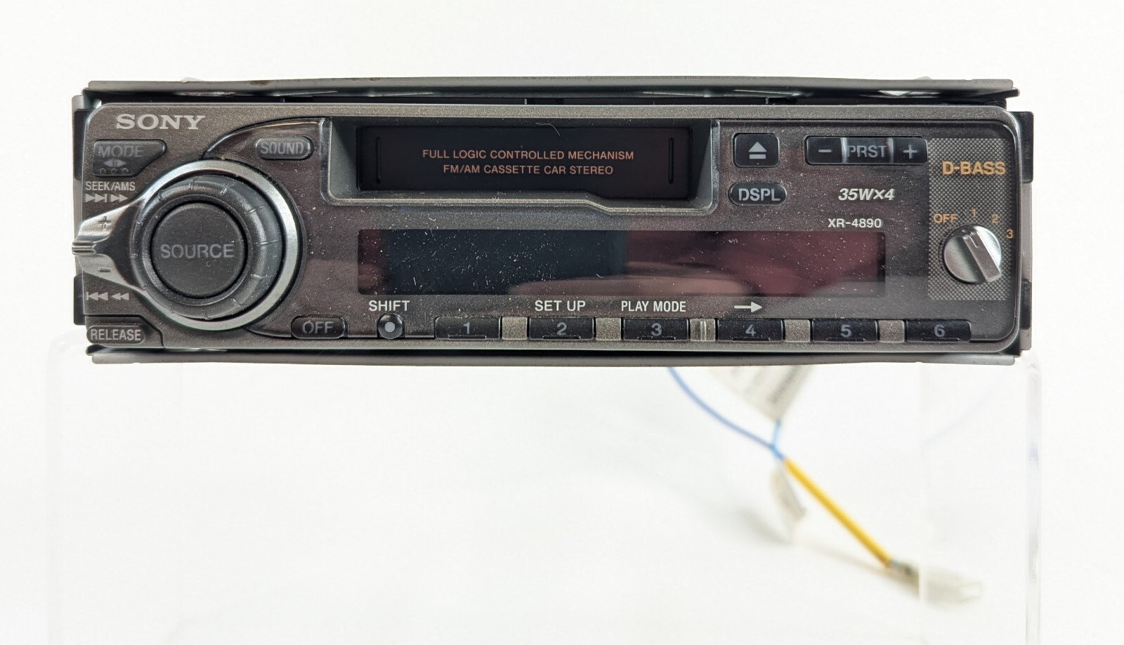 Vintage Sony XR-4890 AM/FM Cassette Receiver – Old School Full Logic – Untested