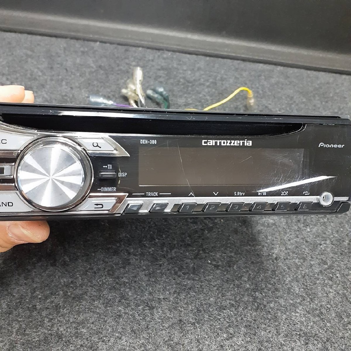 Carrozzeria DEH-380 AUX CD Player 1DIN Audio JAPAN
