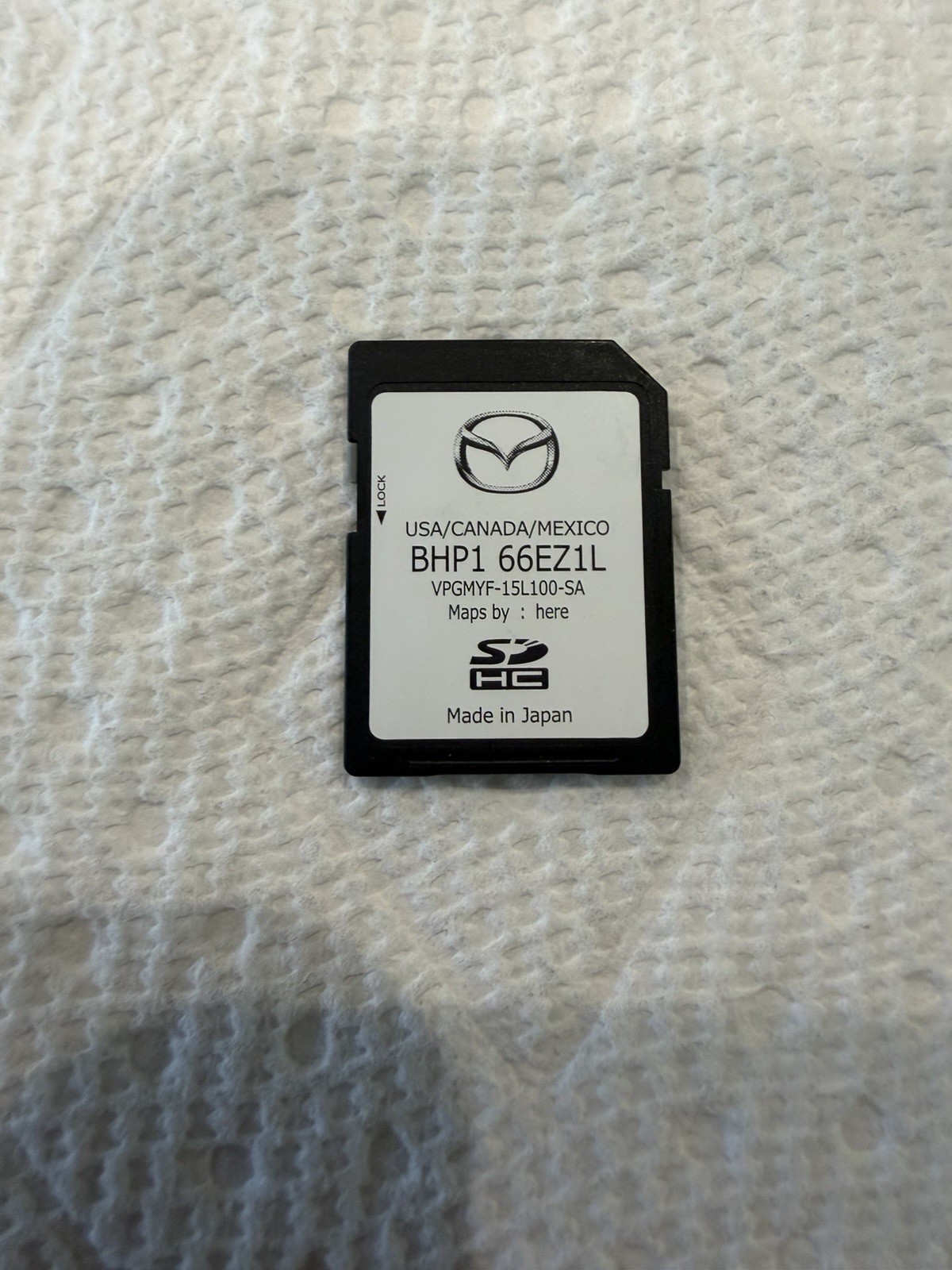 Genuine Navigation SD Card BHP1 66EZ1L 2016-2021 Mazda Models CX-3 CX-5 CX-9