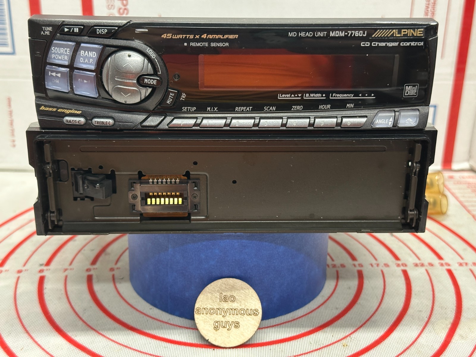 ALPINE # MDM-7760J JDM MiniDisc Deck Mini-BUS Vintage Old School RESTORED #01
