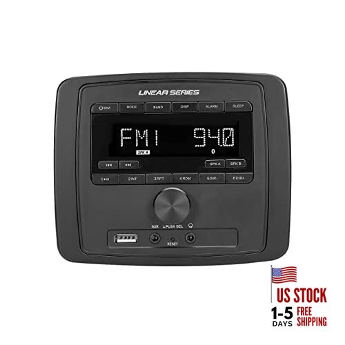 Dual-Zone Multimedia Stereo Receiver with Bluetooth/USB/AUX/AM/FM for RV,